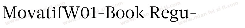 MovatifW01-Book Regu字体转换